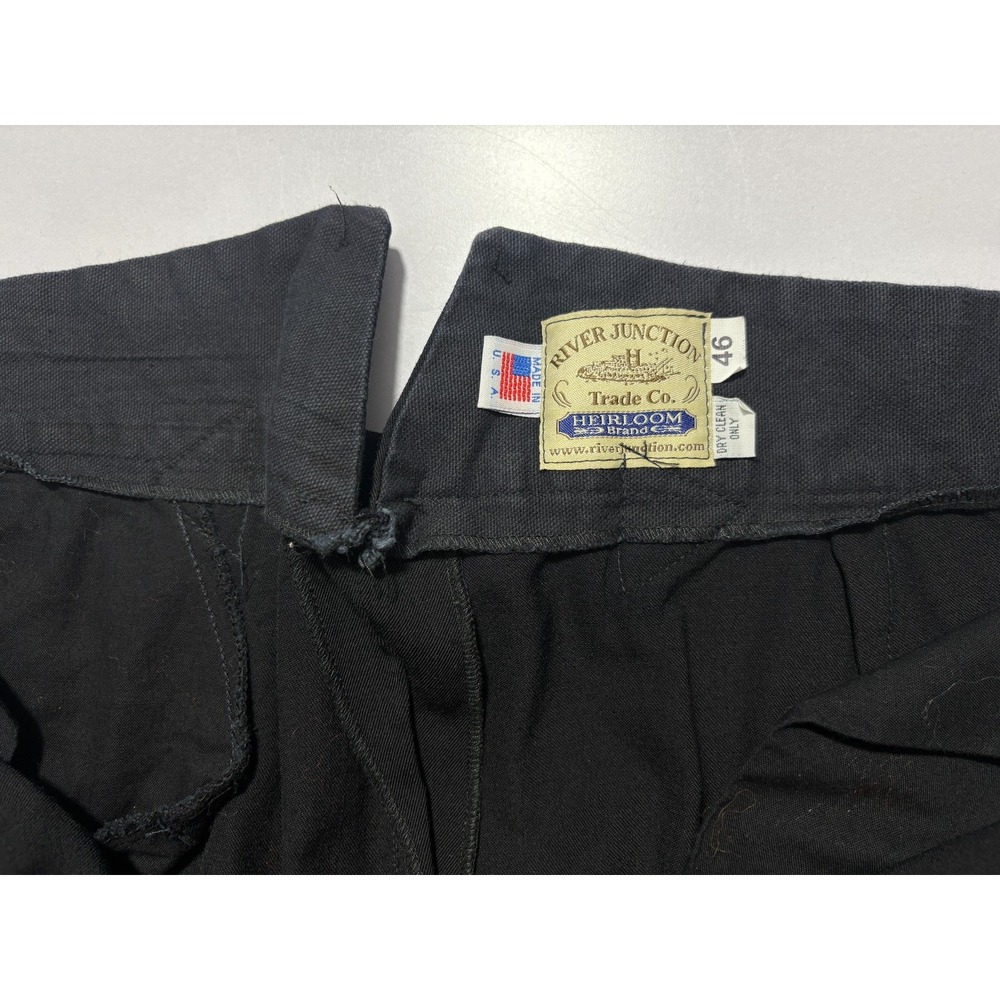 River Junction Trade Co Pants Buckle Back Button Fly Stretch Mens Size 46x24 - Picture 13 of 16